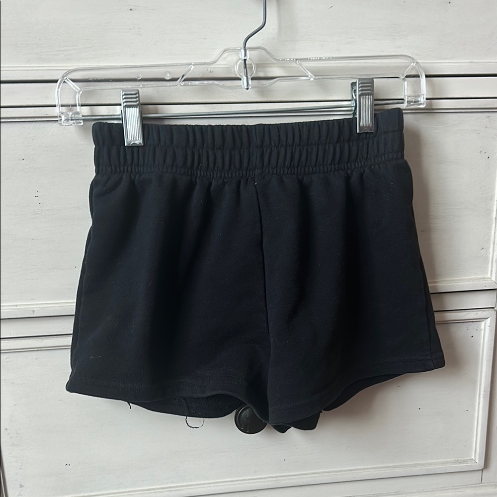 SHEIN Black Athletic Shorts with Elastic Waistband